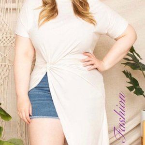 Boat Neck Top PLUS SIZE